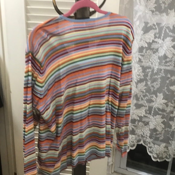 NWOT Talbots colorful top. Cotton blend. 1X - Picture 5 of 5